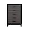 Global Furniture Usa Farmhouse  Lisbon Grey/Black Full Bed Group 4435 - alternate 2
